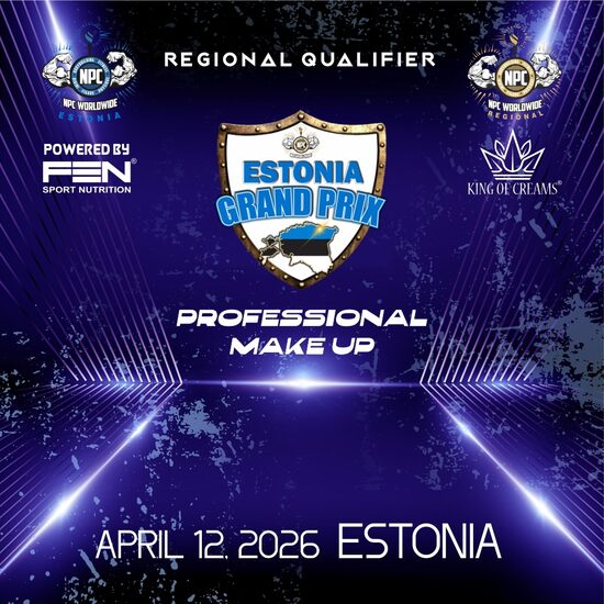 NPC Estonia Grand Prix Stage make up